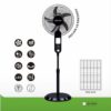 16 inches Solar Fan with Light Bulb and solar panel - last up to 7hours